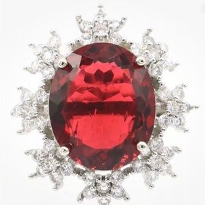 Garnet Starlight Ring sz 7